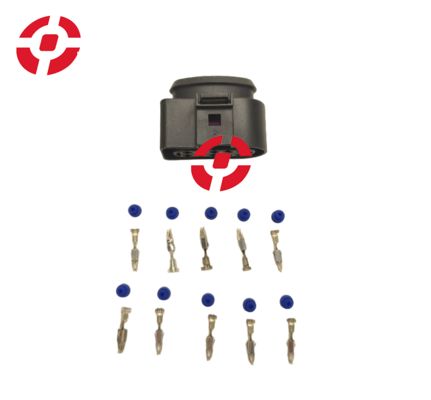 Konektor Kabel Otomatis Colokan Sensor Suhu Otomatis 1 Set 10 Pin 3.5mm Konektor Tahan Air Otomatis Katup Deflasi Colokan Lampu Depan Halogen 6R0973735