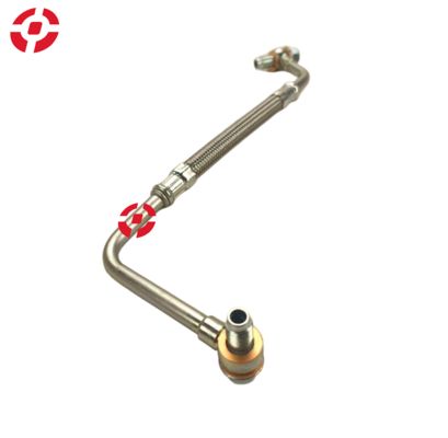 Petrol turbo oil feed hose Turbo oil drain pipe OE LR075622 Turbocharger oil pipe for Land Rover