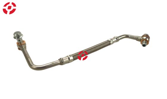 Petrol turbo oil feed hose Turbo oil drain pipe OE LR075622 Turbocharger oil pipe for Land Rover