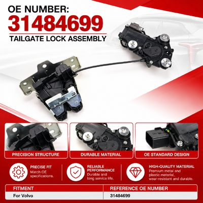 High Quality Rear Tailgate Lock Latch Actuator 31484699 for XC40 I XC60 II XC90 II V60 II Keyless Entry